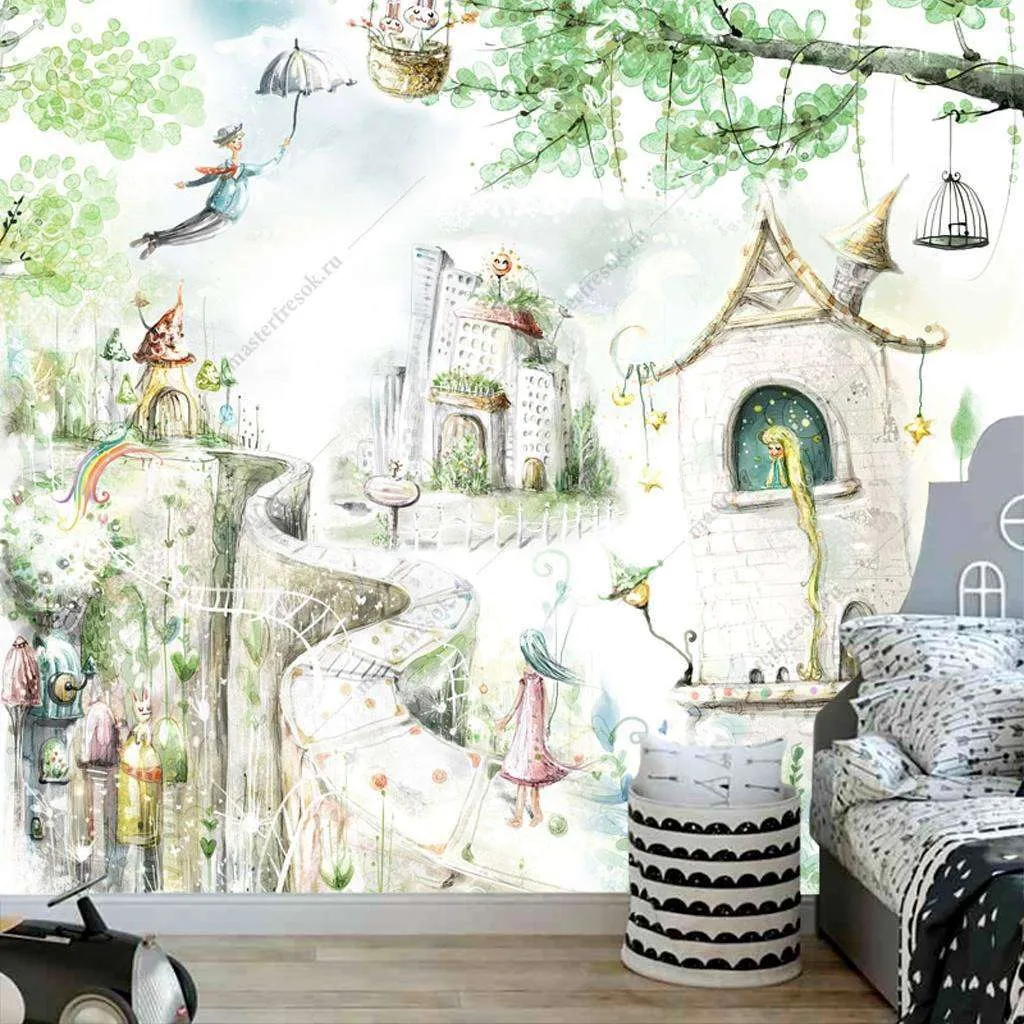 Фотообои в интерьере сказочный мир  12-925 фото