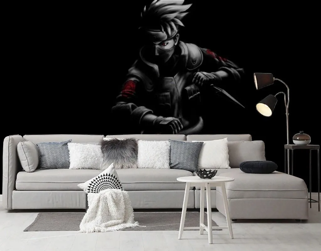 Фотообои в интерьере какаси самурай  12-1349 фото