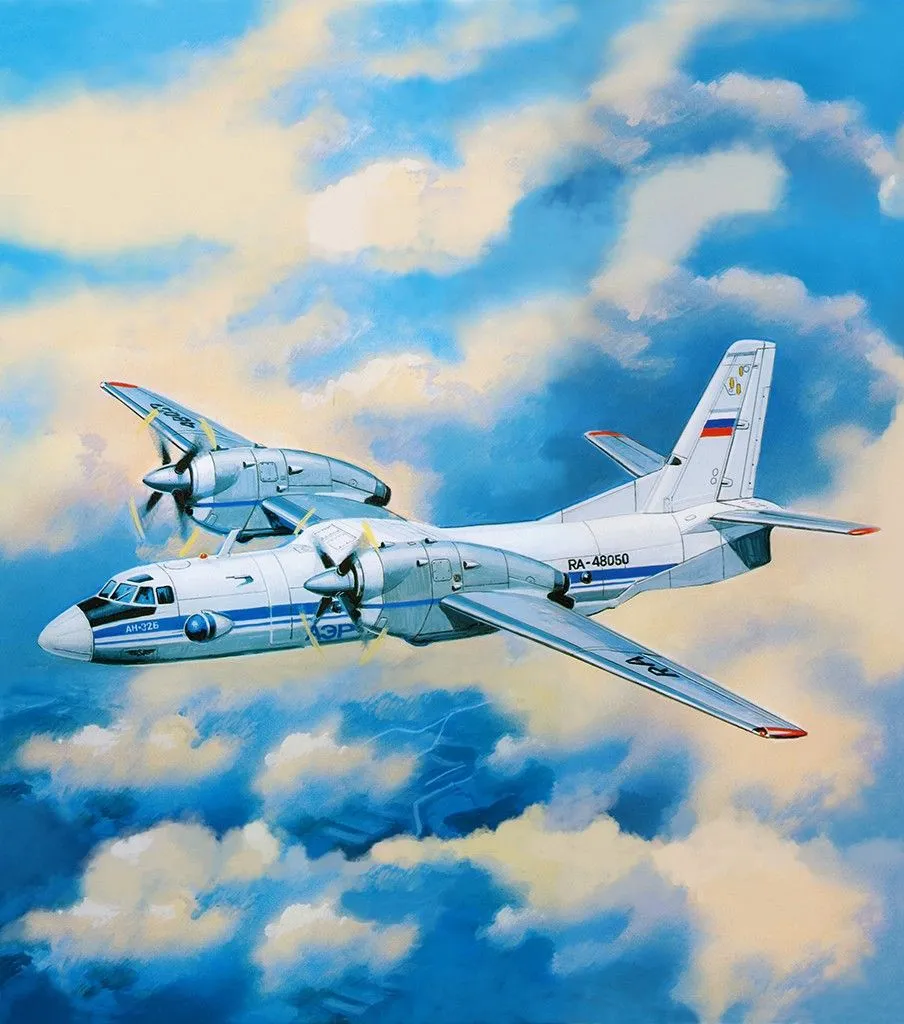 Фотообои в интерьере самолет в облаках  9-1956 фото