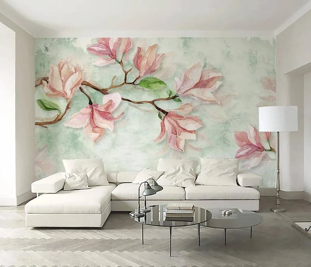 Фотообои Розовая магнолия  15-747