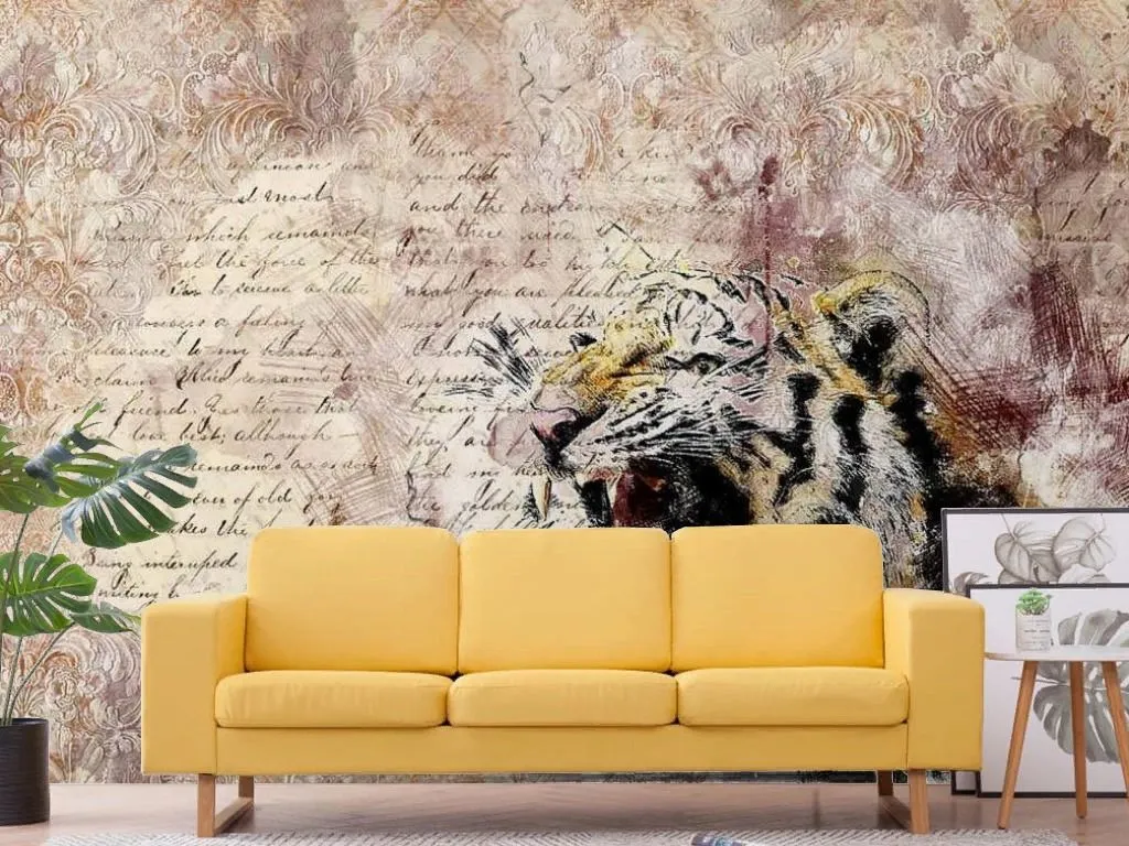 Фотообои Рёв тигра  17-4347