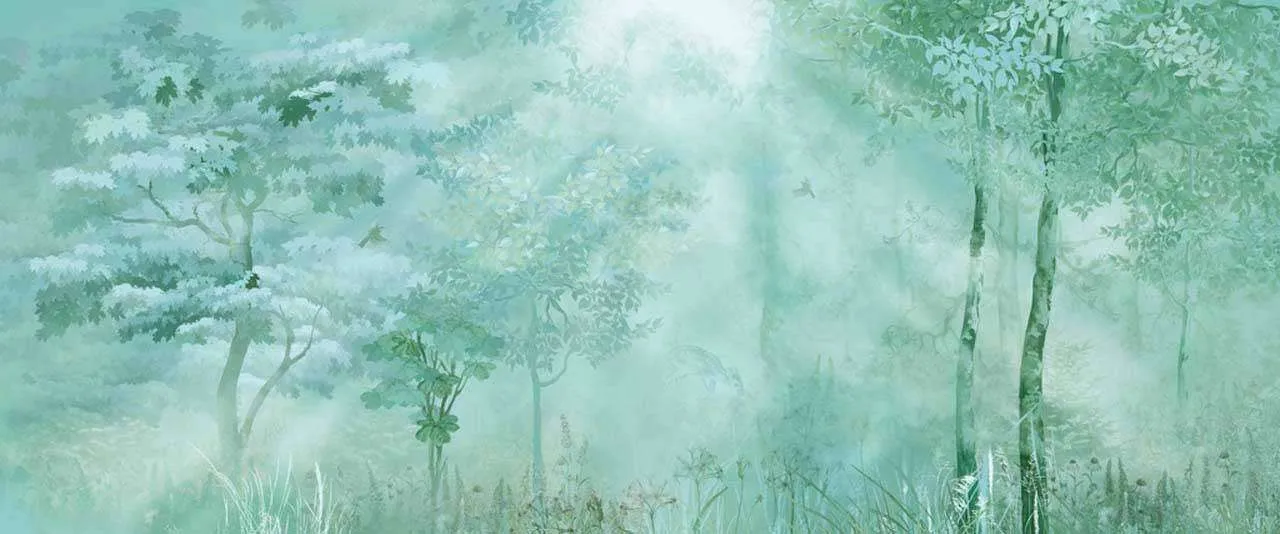 Фотообои в интерьере лес  13-202 фото