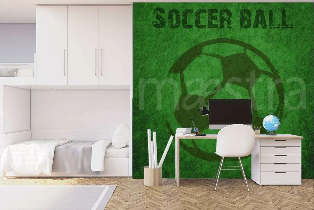 Фотообои в интерьере мяч в фоне  12-543 фото