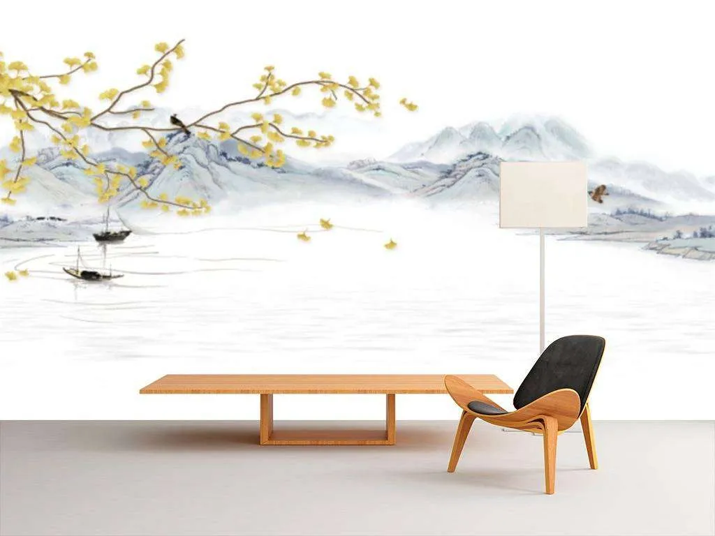 Фотообои в интерьере природа  15-676 фото