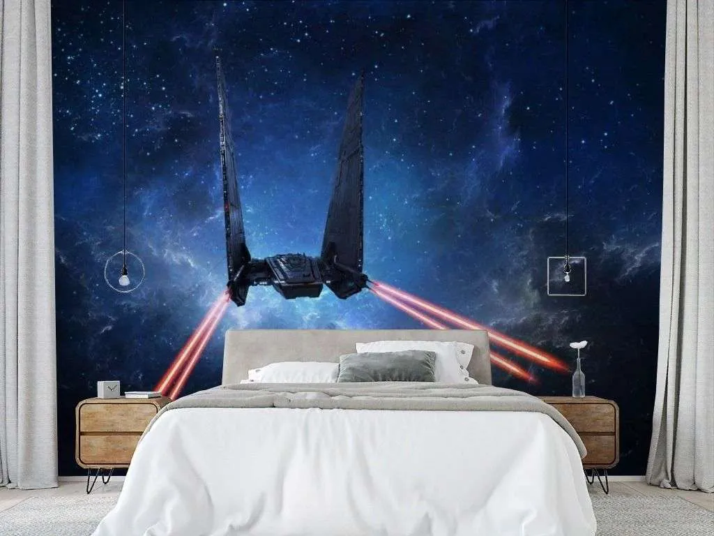 Фотообои в интерьере star wars космические корабли  12-1224 фото