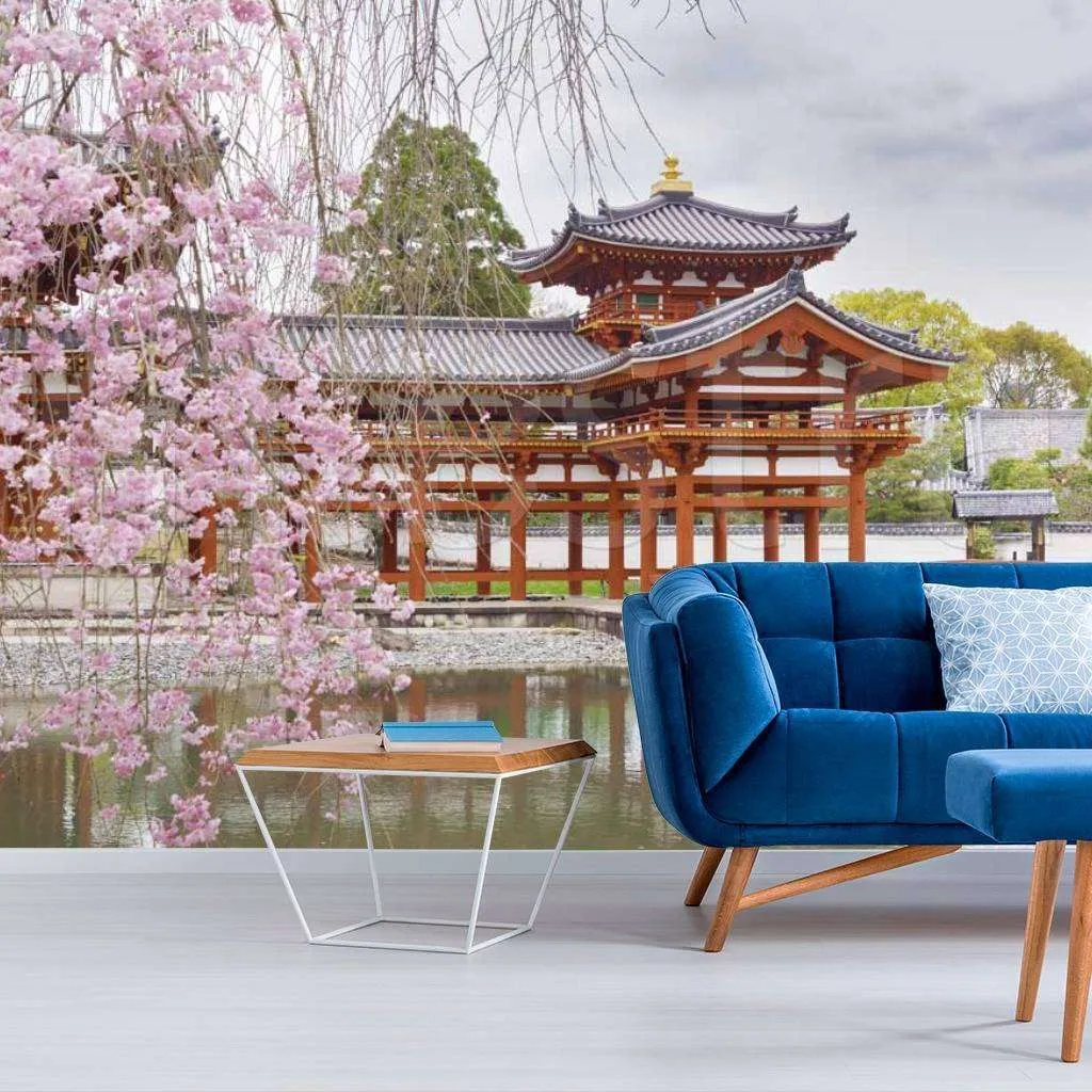 Фотообои Удивительный сад Храма Киото в Японии  10-017