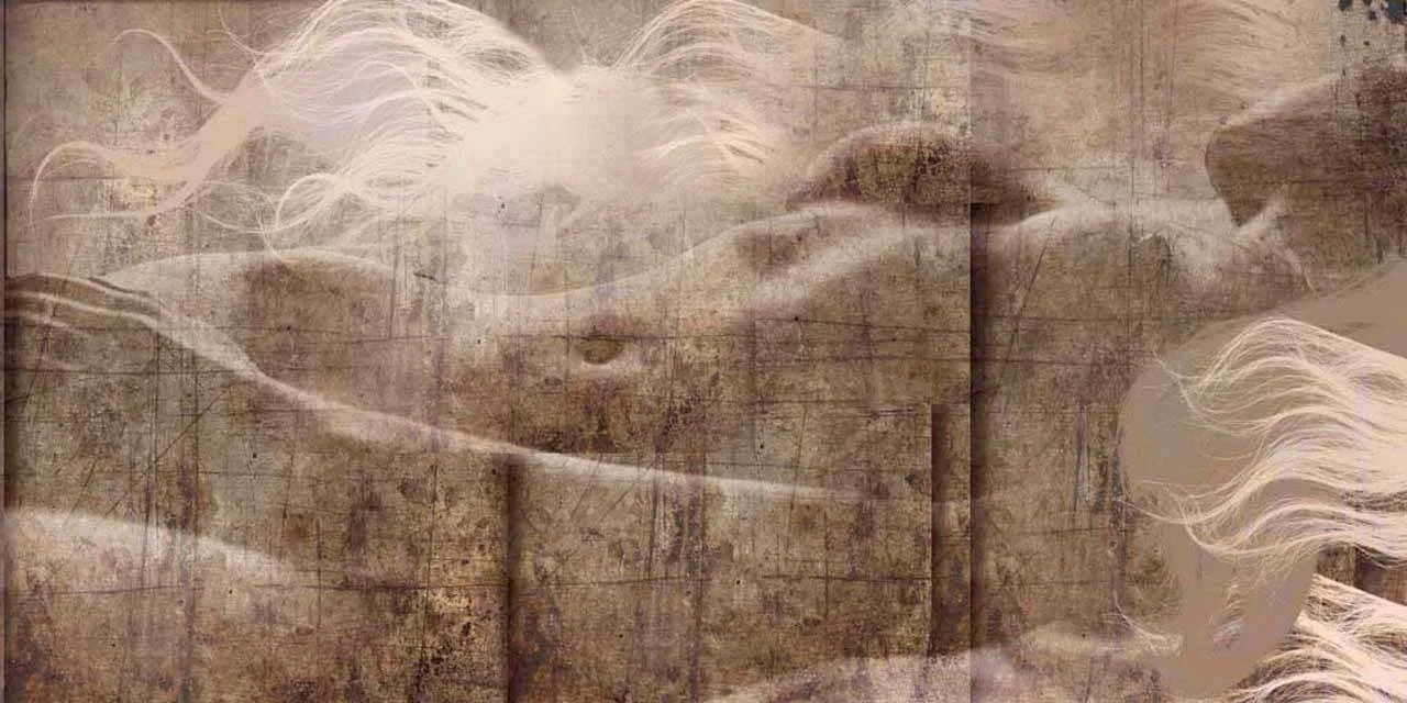 Фотообои в интерьере флюид арт темный  2-161 фото