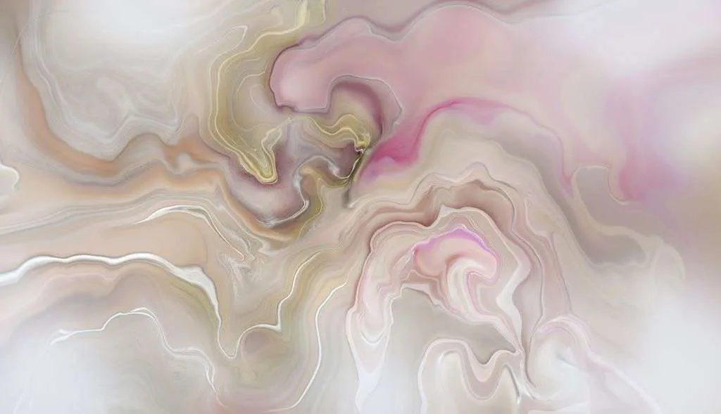 Фотообои в интерьере флюид арт розовый нежный  13-600 фото