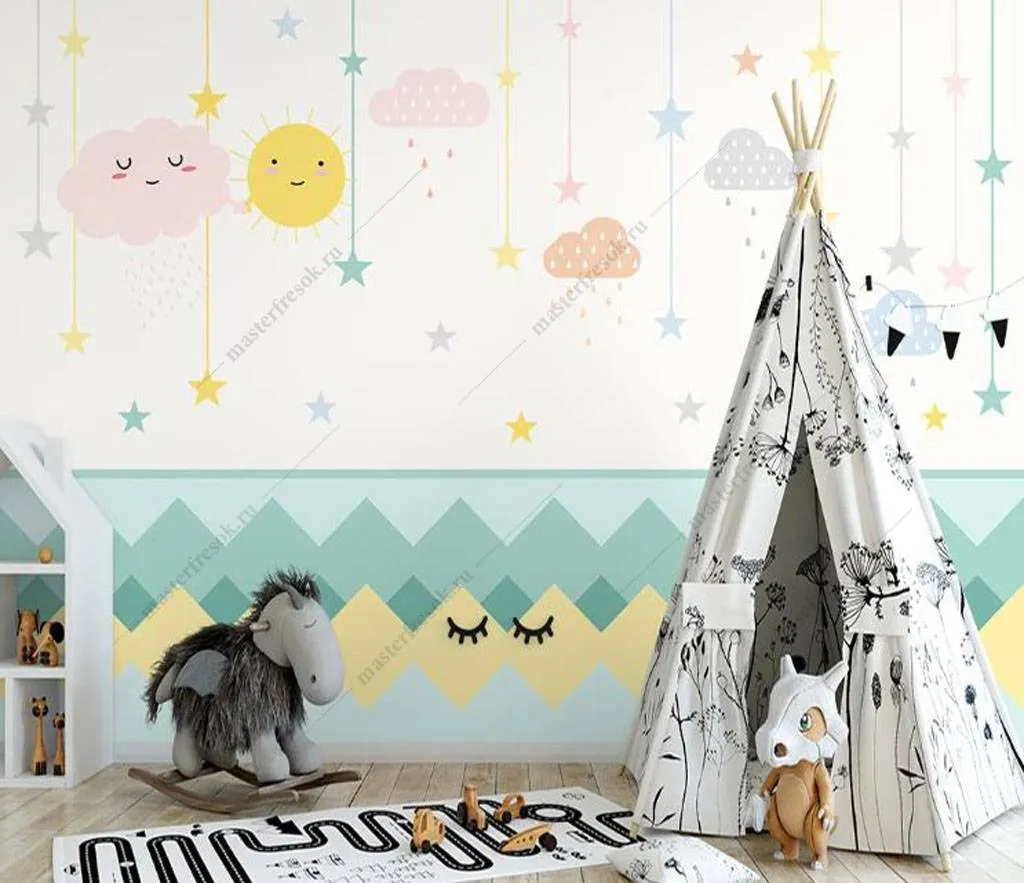 Фотообои Детский фон  15-885