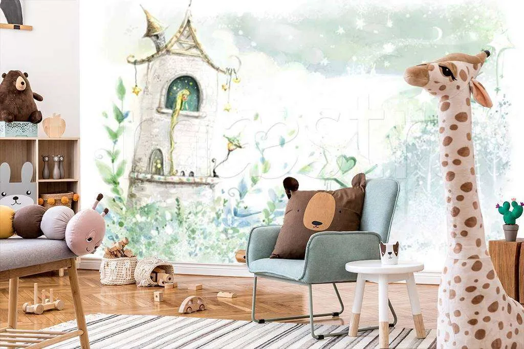 Фотообои в интерьере рапунцель в замке  12-285 фото