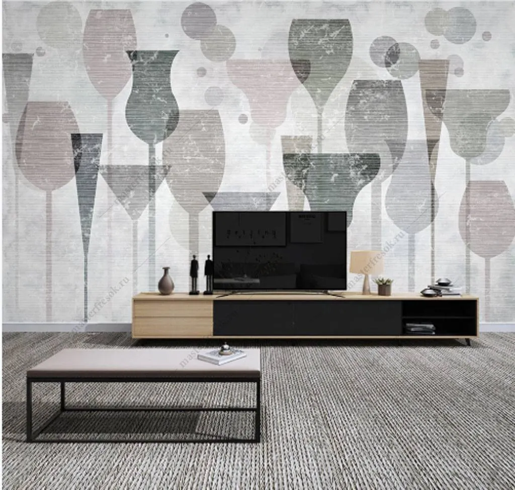 Фотообои Вино паттерн  15-858