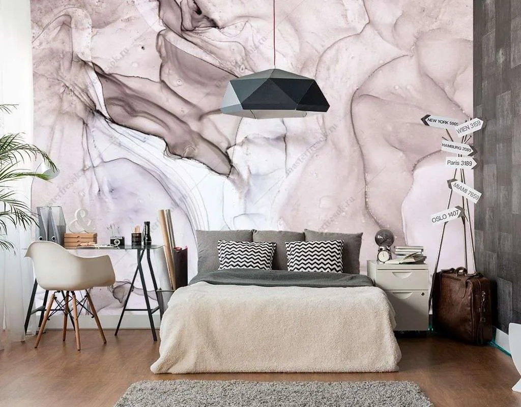 Фотообои в интерьере срез мрамора  9-1552 фото