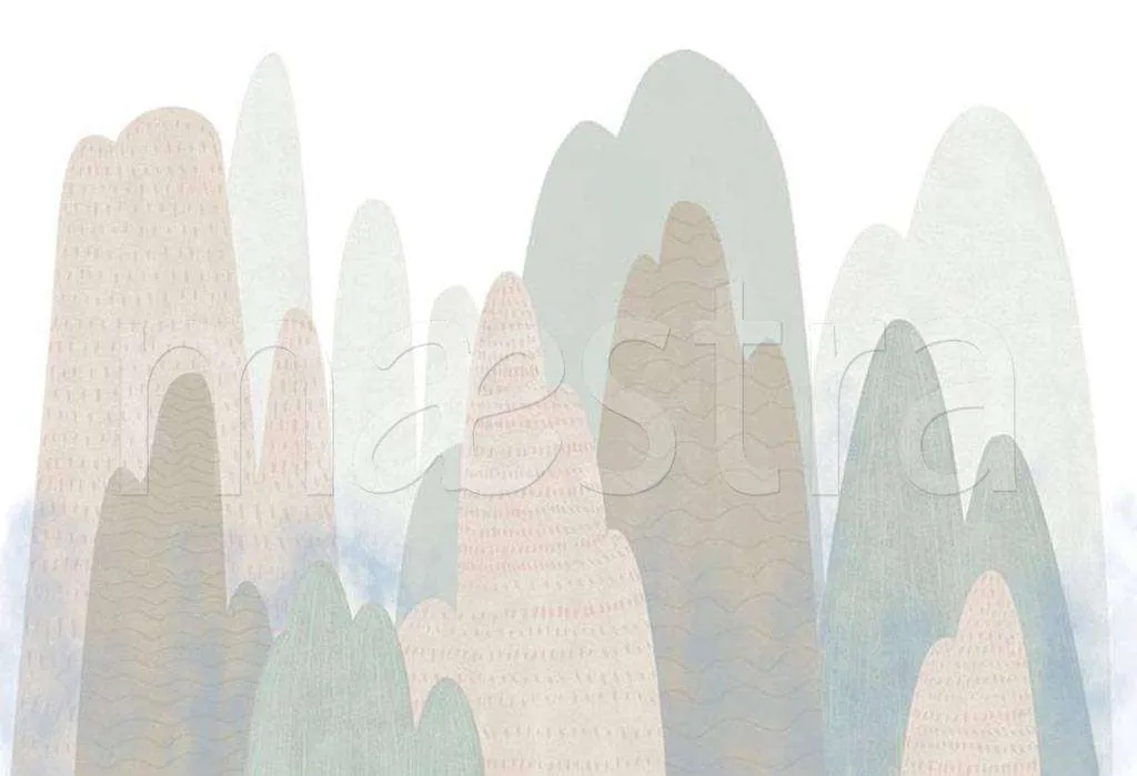 Фотообои в интерьере веселые горы  15-208 фото