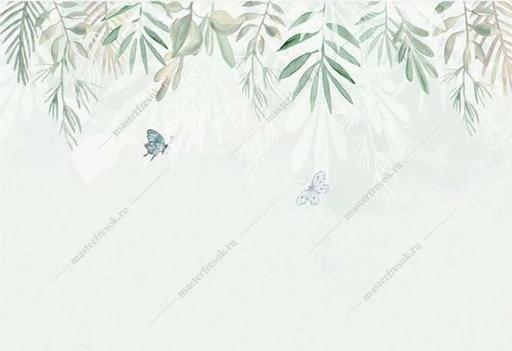 Фотообои в интерьере веточки сверху  16-180 фото