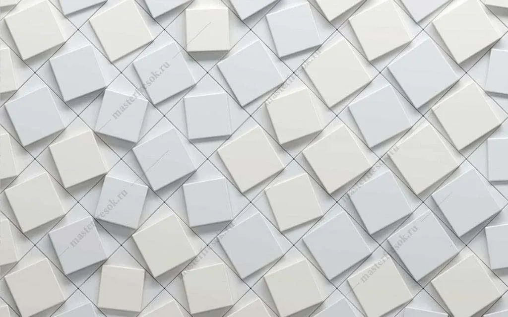 Фотообои в интерьере многоугольник  15-825 фото