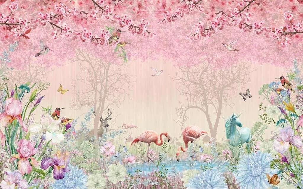 Фотообои в интерьере лес сказочный  12-914 фото