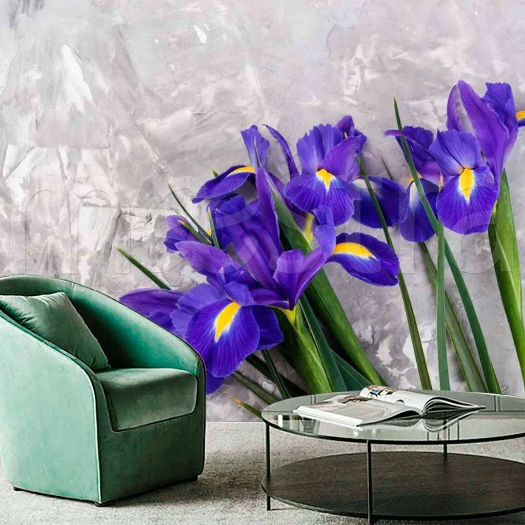 Фотообои Фиолетовый букет  10-004