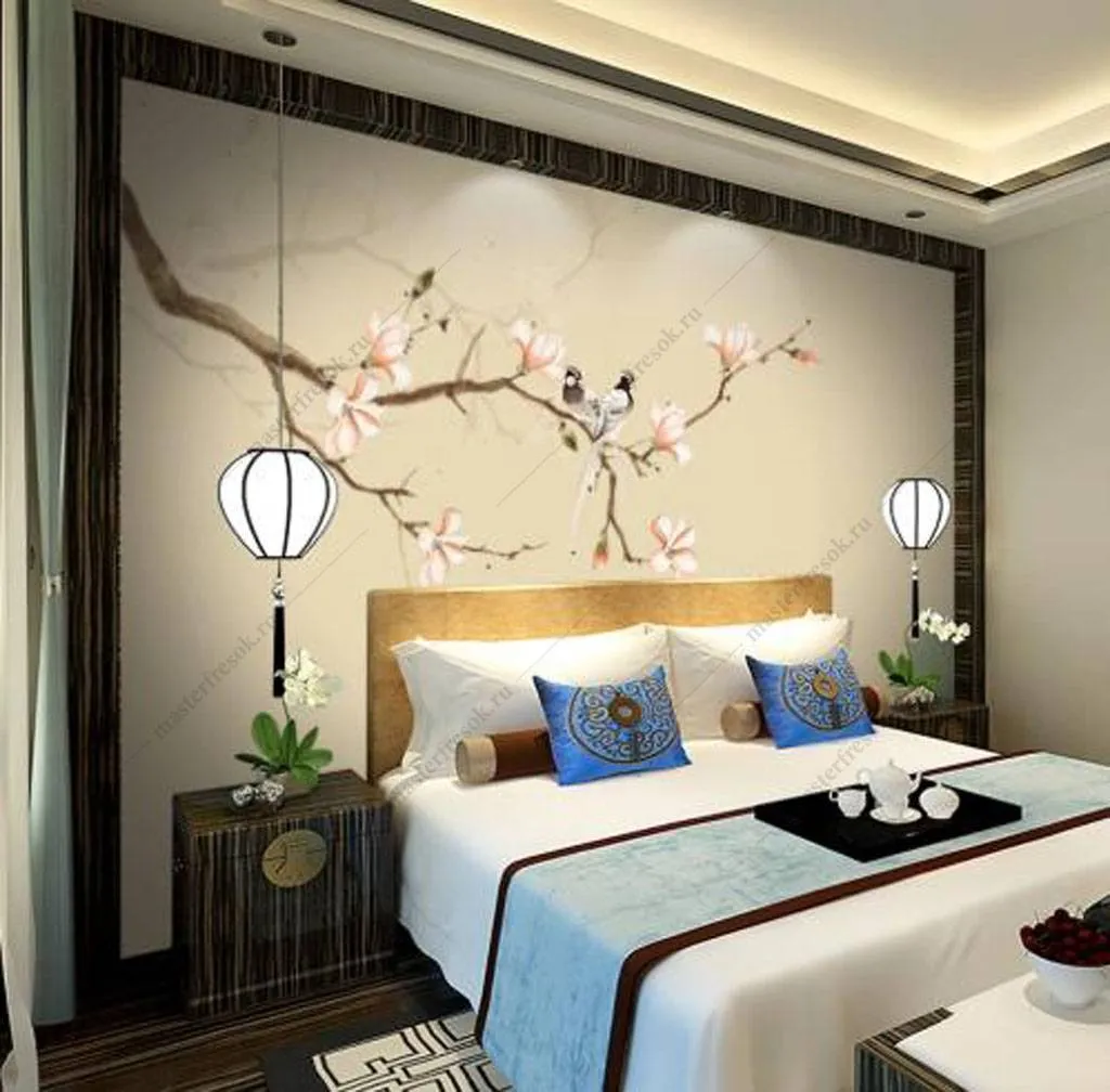 Фотообои Веточка сакуры  15-894