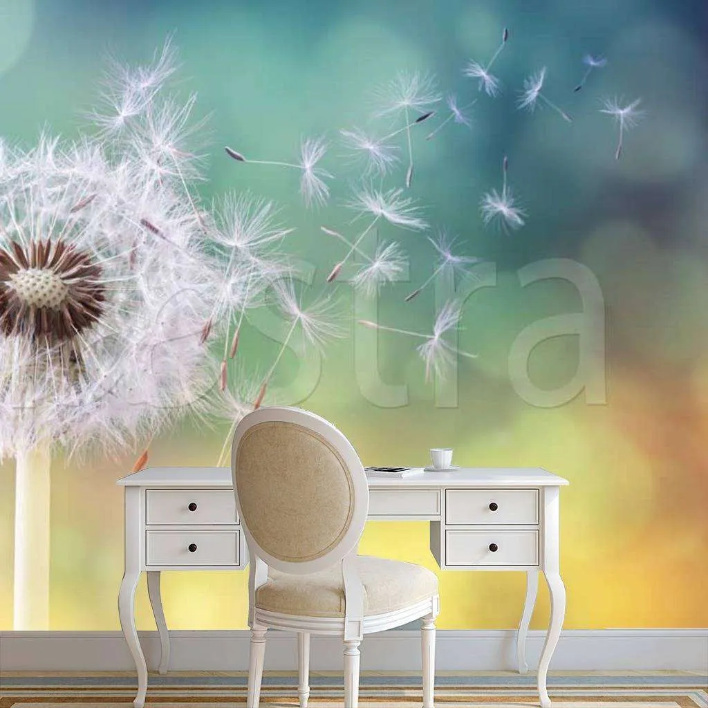 Фотообои Разлетевшиеся семена одуванчика  10-068