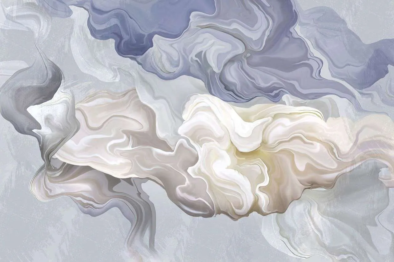 Фотообои в интерьере абстракция 3д чернила  13-715 фото