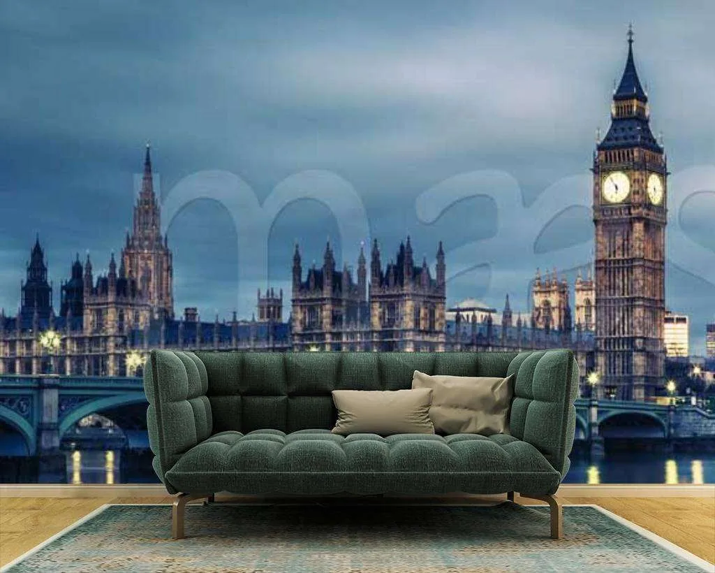 Фотообои Биг бен сумеречный  9-557