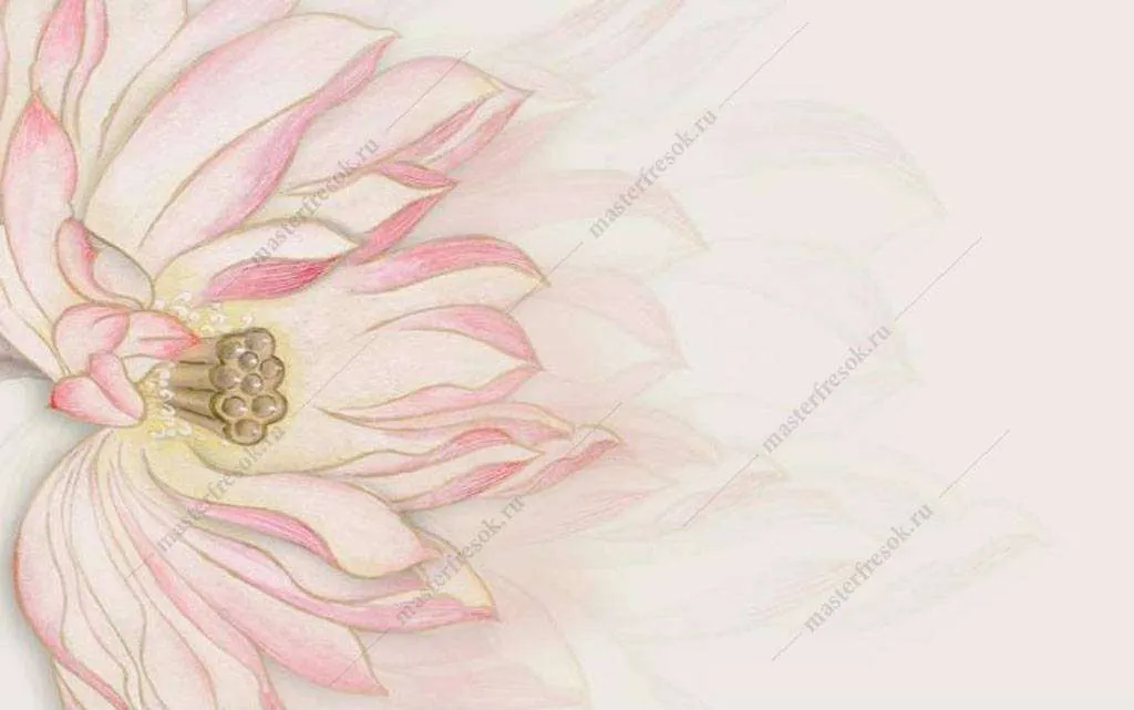 Фотообои в интерьере лотос  15-901 фото