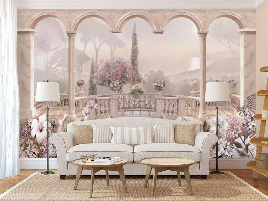 Фотообои Бесшовные обои на стену:  Цветочный мир. Артикул: 13-126  