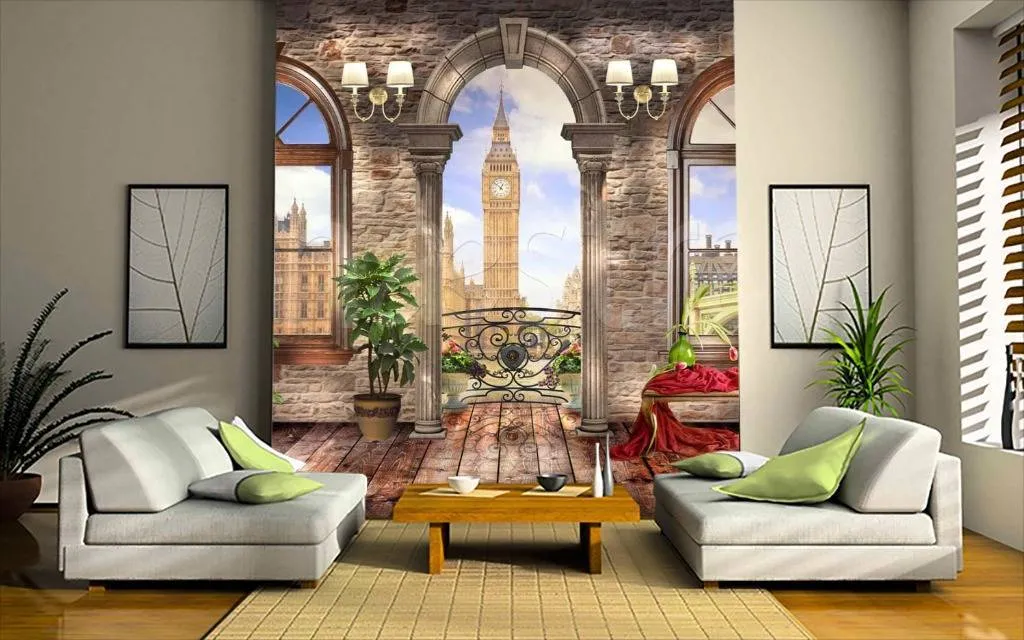 Фотообои Вид с балкона на Биг Бен  5-109