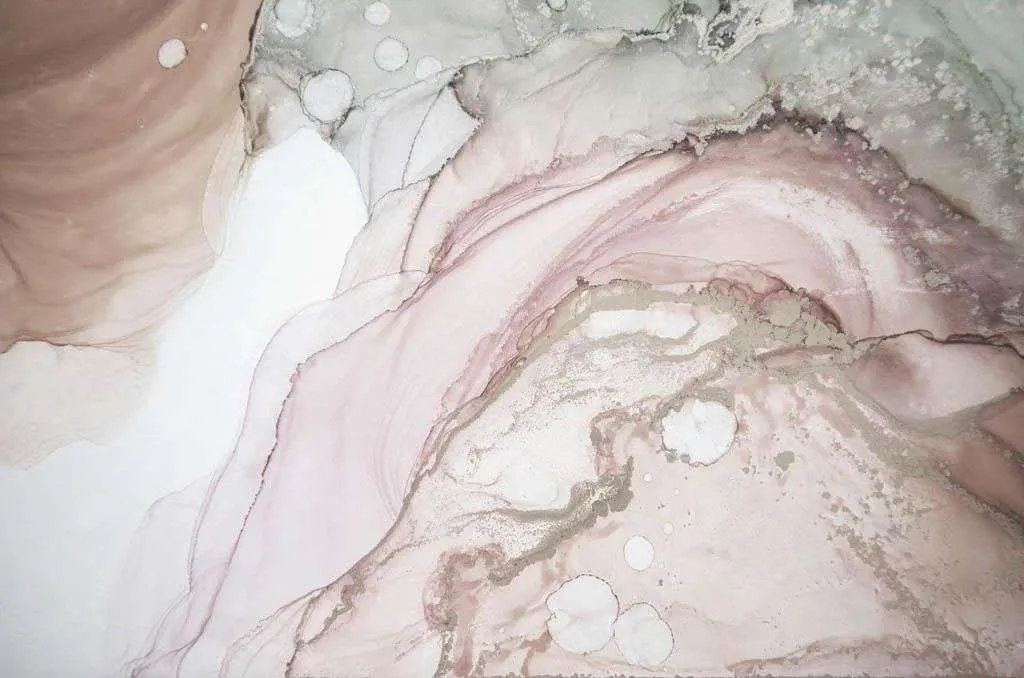 Фотообои в интерьере мраморный флюид арт  9-1527 фото