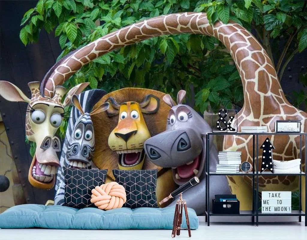 Фотообои в интерьере мадагаскар  12-1440 фото