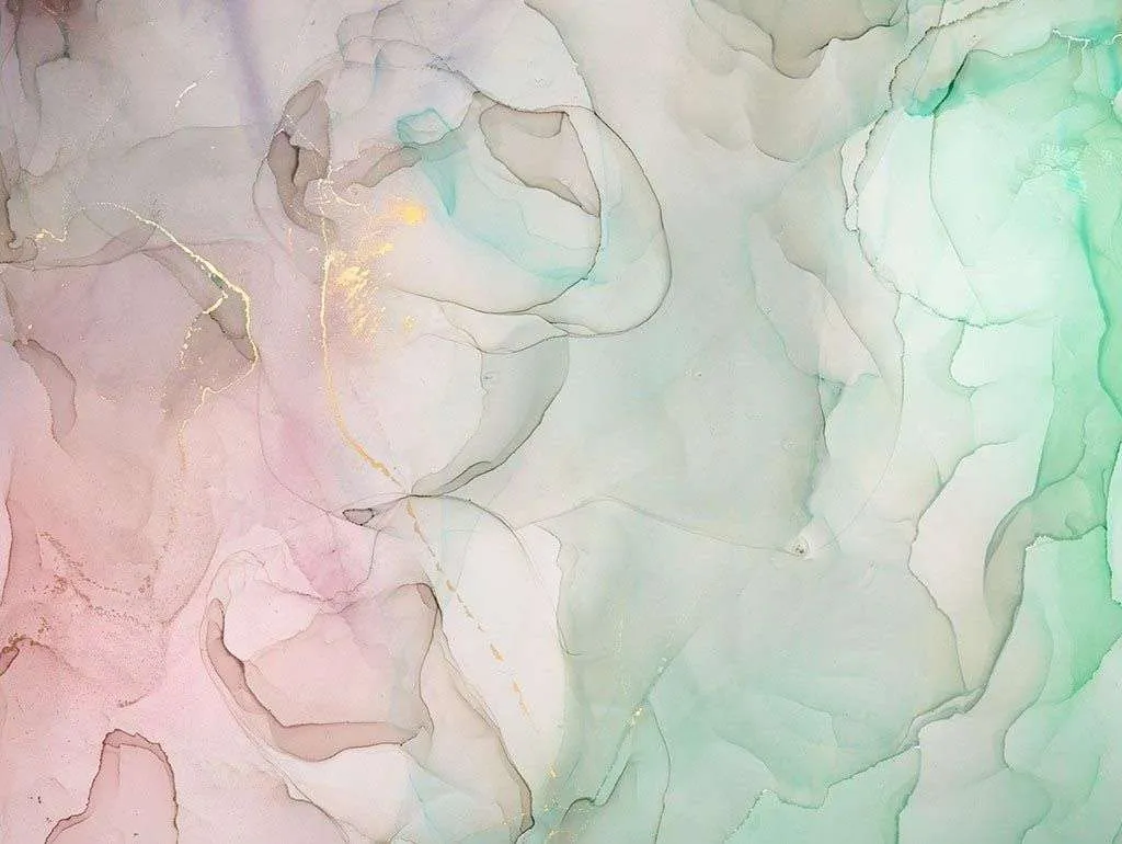 Фотообои в интерьере флюид мятно розовый  9-1413 фото