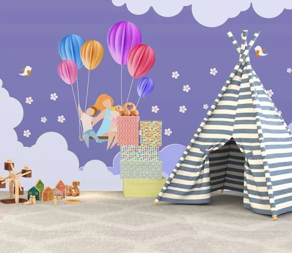 Фотообои Полеты в облаках  15-219