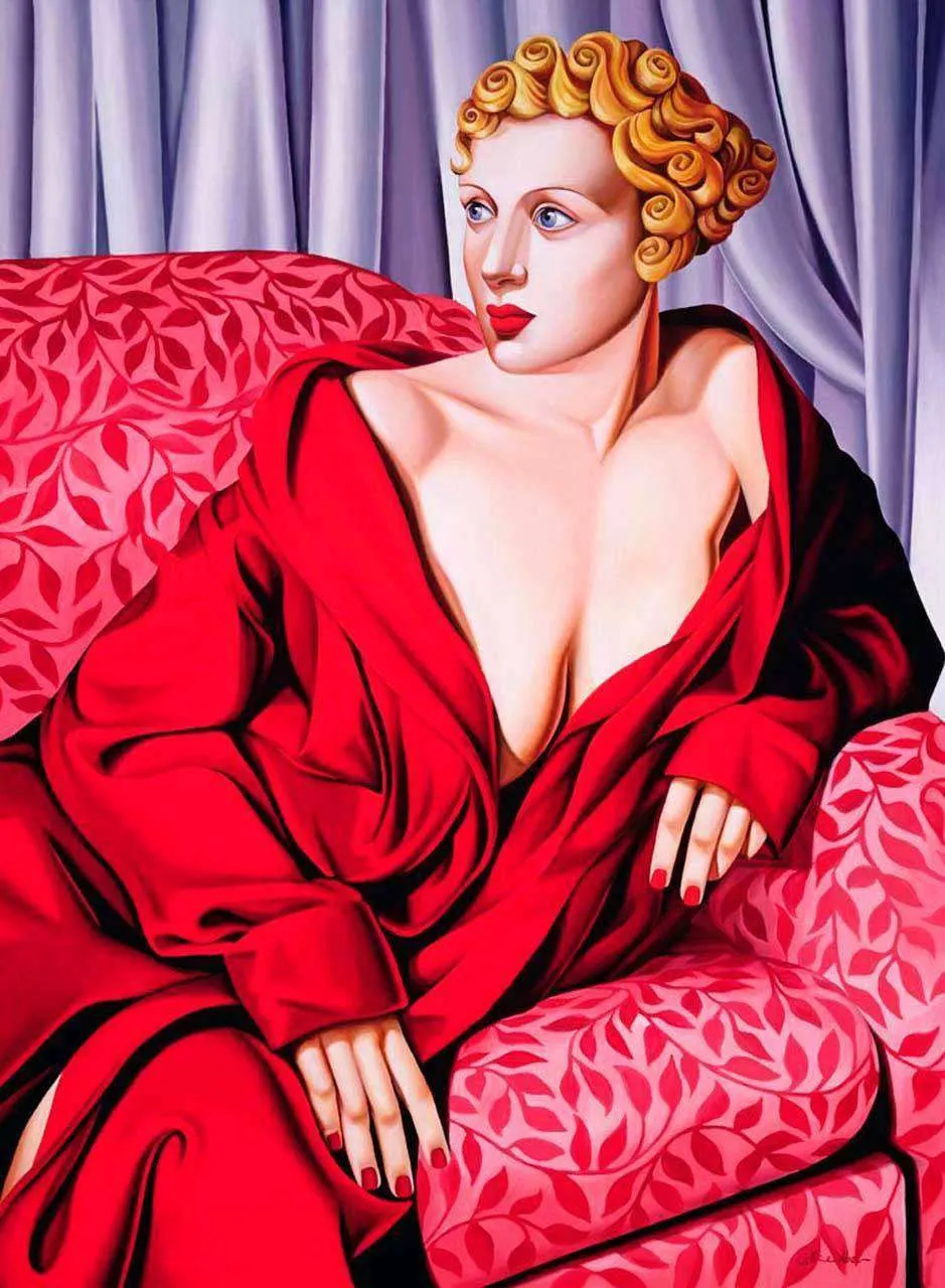 Фотообои в интерьере екатерина абель - красное кимоно  8-288 фото