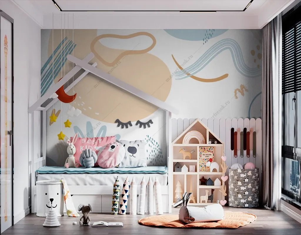 Фотообои Пастельная абстракция  12-1417