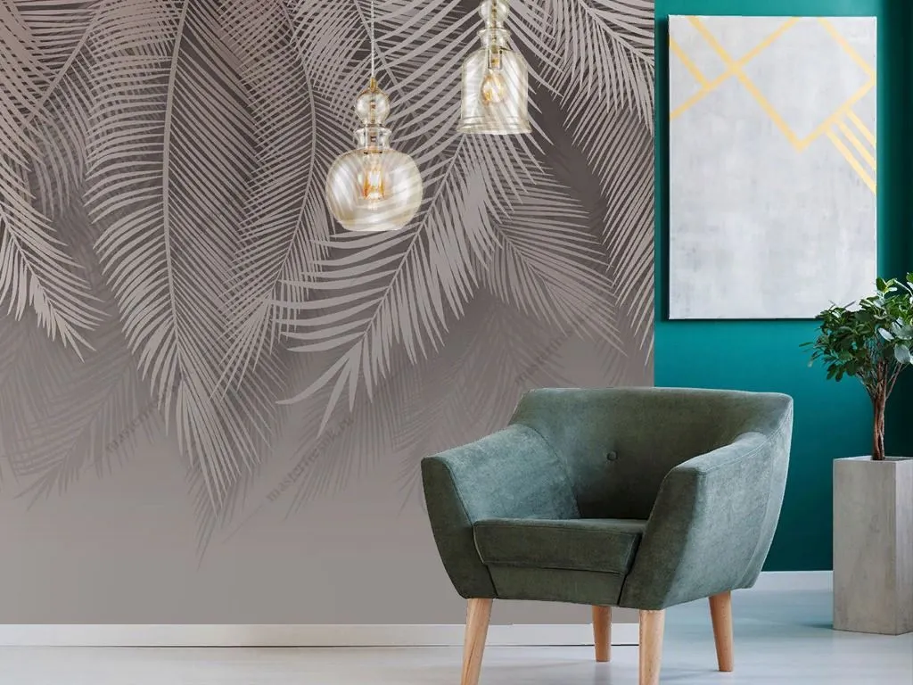 Фотообои Свисающие листья  9-1744