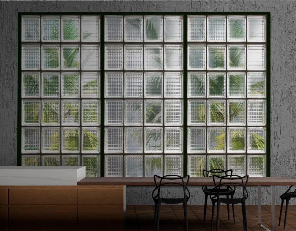 Фотообои в интерьере стеклянный витраж  13-462 фото