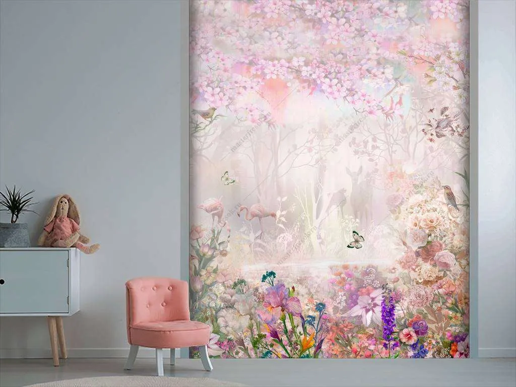 Фотообои в интерьере сказочный сад  13-134 фото