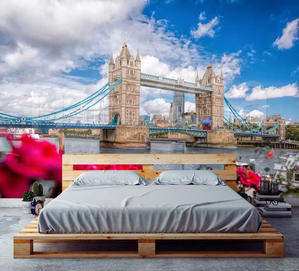 Фотообои в интерьере лондон бескрайний  9-579 фото