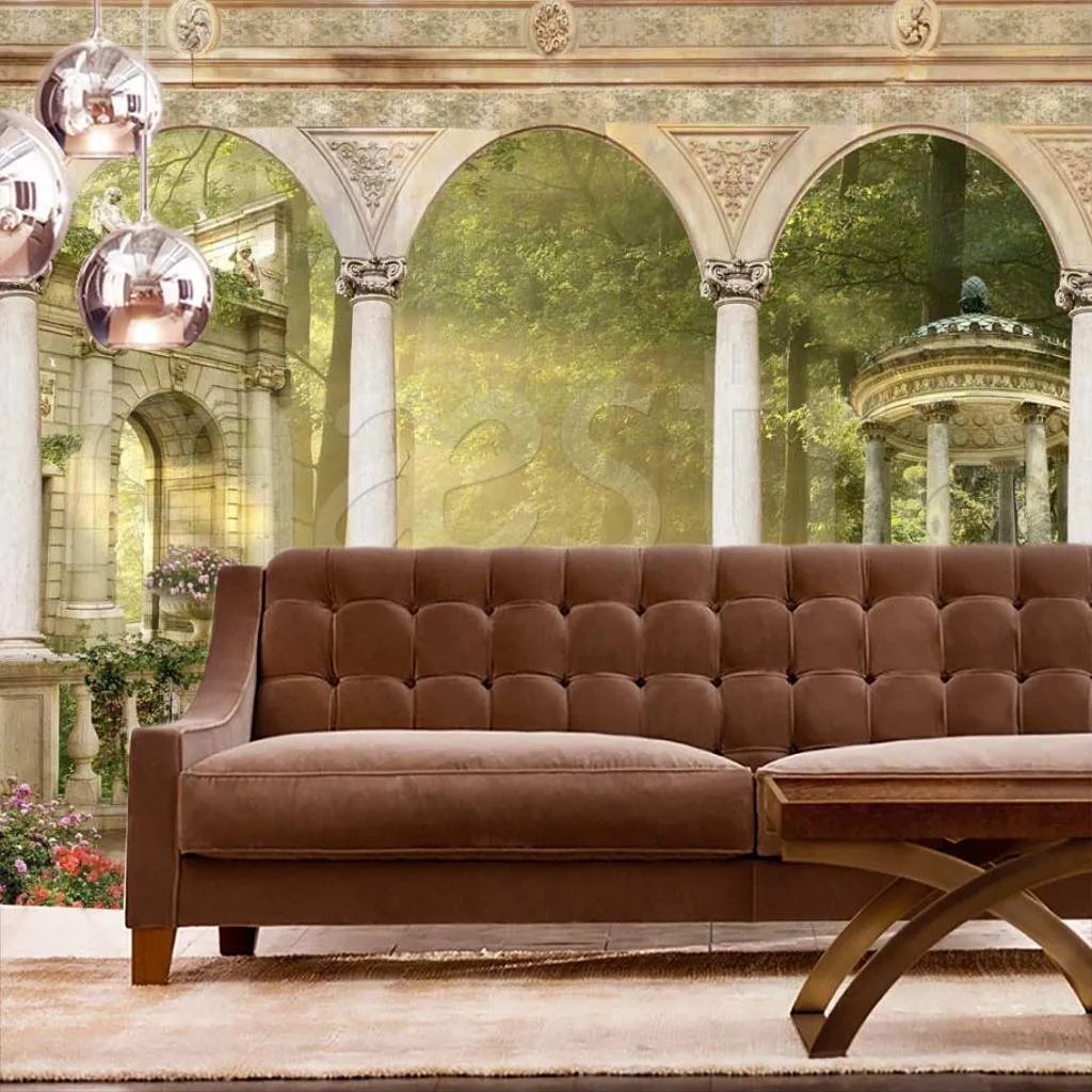 Фотообои Терраса с видом на зеленый парк  6-134