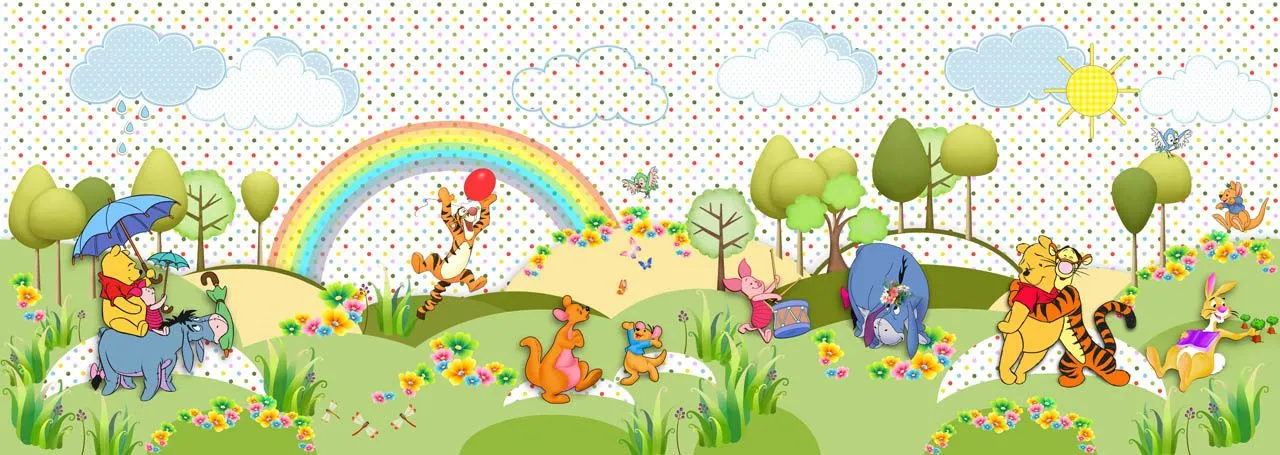 Фотообои в интерьере животные в лесу в солнечный день  19-0174 фото