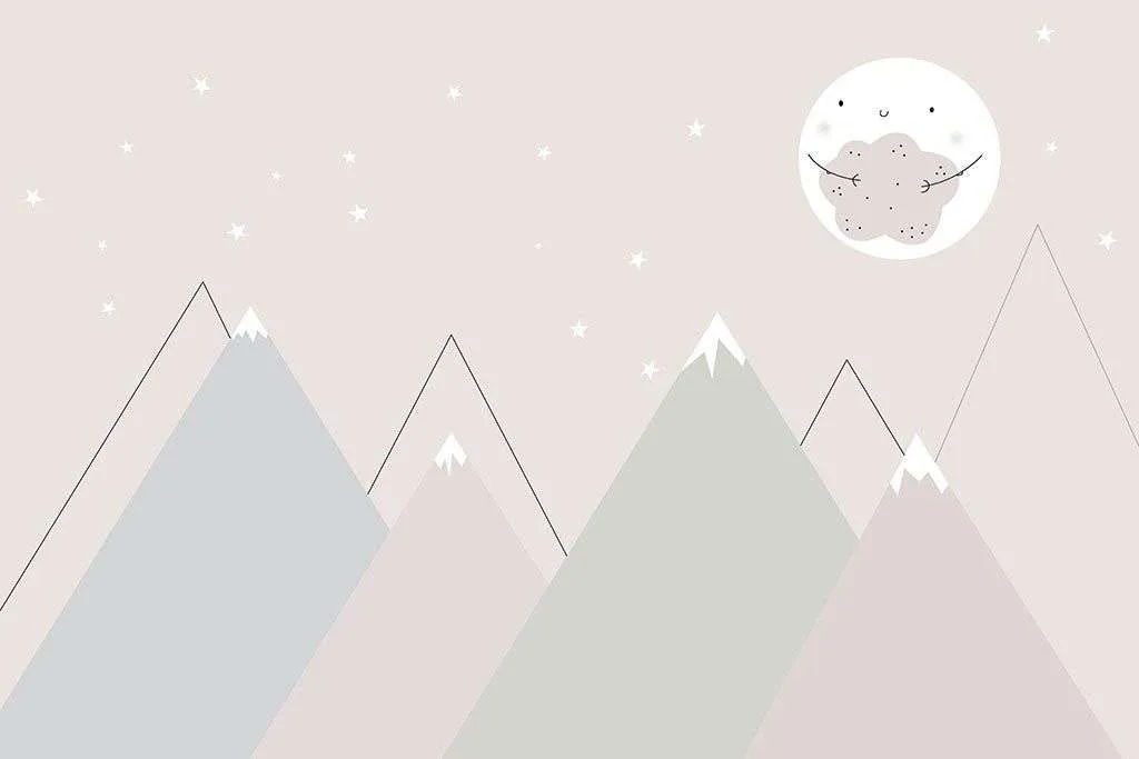 Фотообои в интерьере скандинавские горы  12-1426 фото