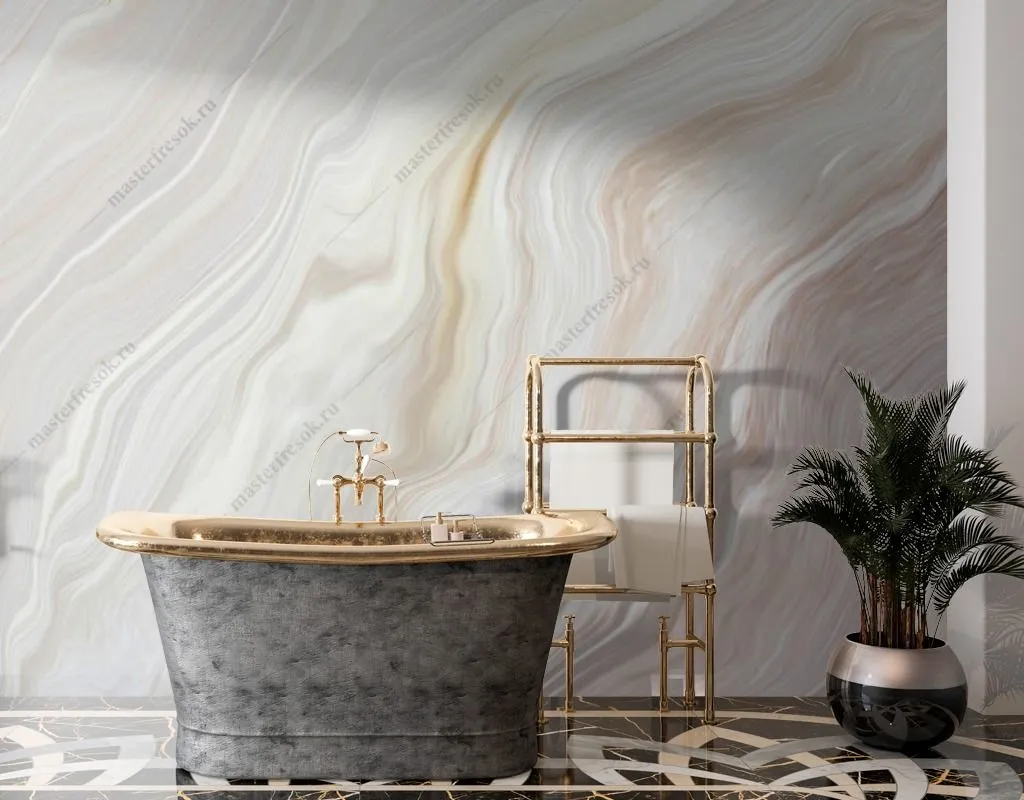 Фотообои в интерьере мраморный фон  9-1508 фото