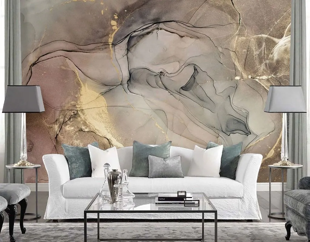 Фотообои в интерьере fluid art 02  9-1930 фото