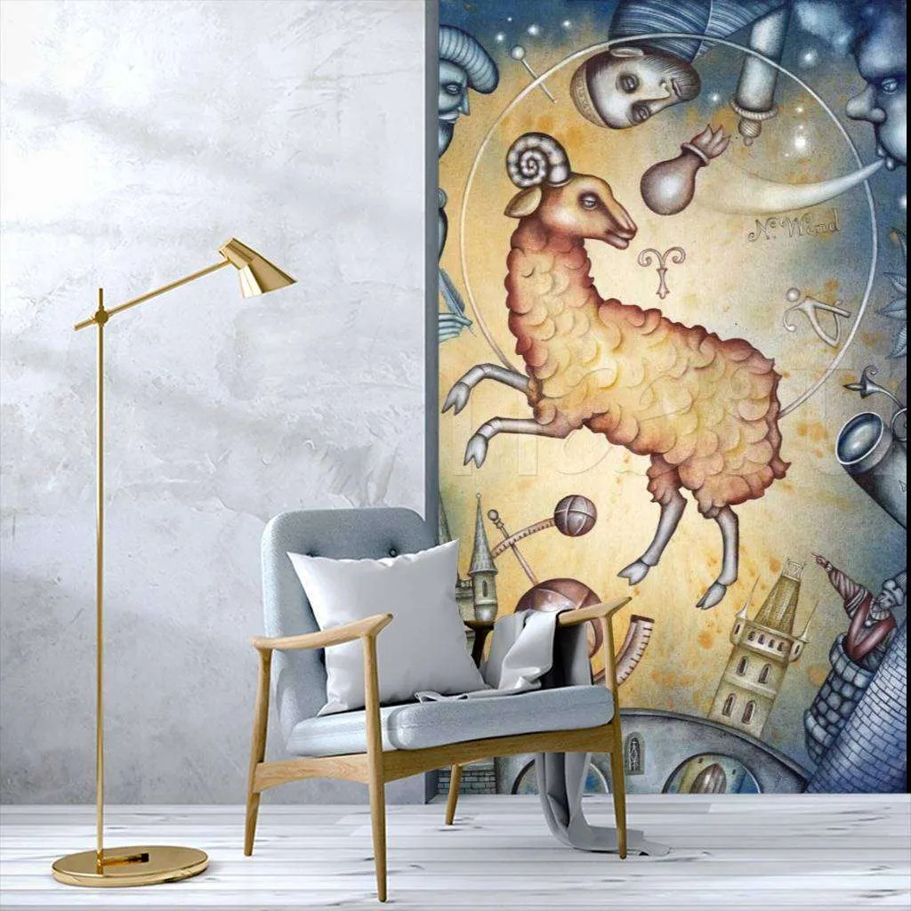 Фотообои Небесный огонь овна  9-235