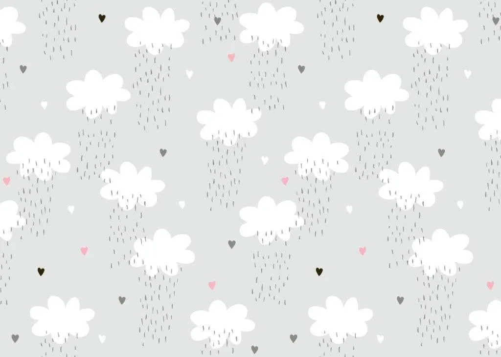 Фотообои в интерьере облака в небе  12-757 фото