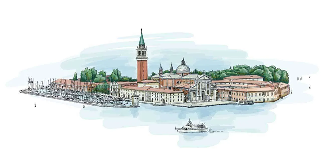 Фотообои в интерьере обзор площади сан марко  9-263 фото