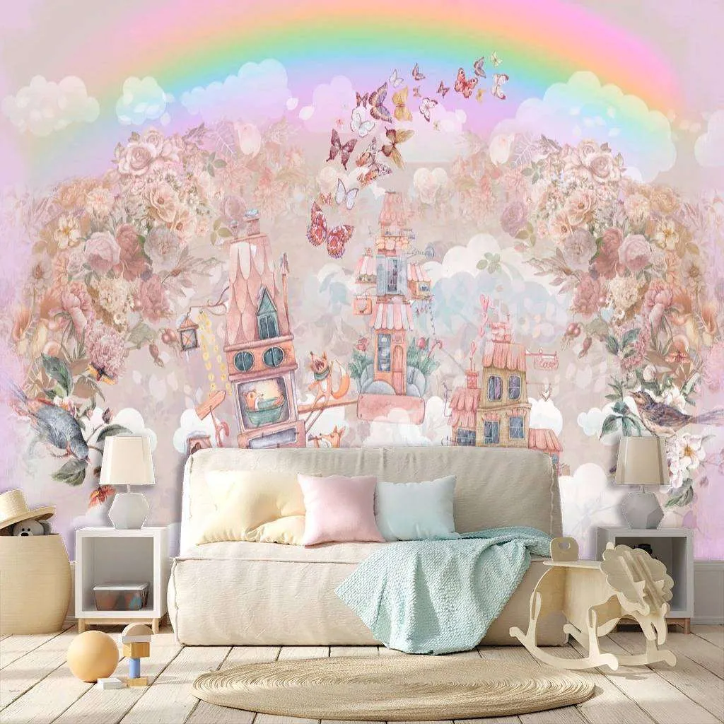 Фотообои в интерьере дэниела мерриам - мир замков  13-065 фото