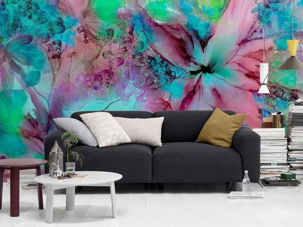 Фотообои акварель абстракция    9-1890