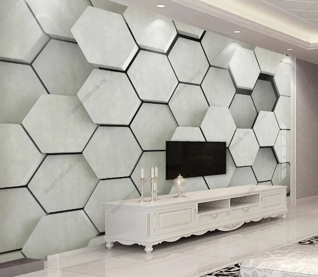 Фотообои Шестиугольник  15-817