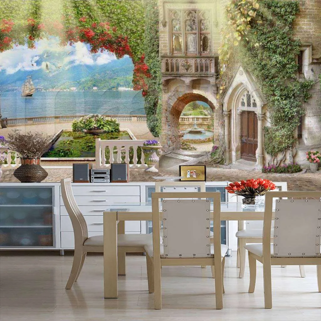 Фотообои Солнечная терраса с видом на море  6-009